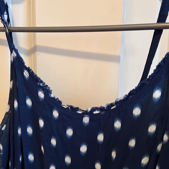 Abercrombie and Fitch navy blue polka dot sun dress - Picture 3 of 3
